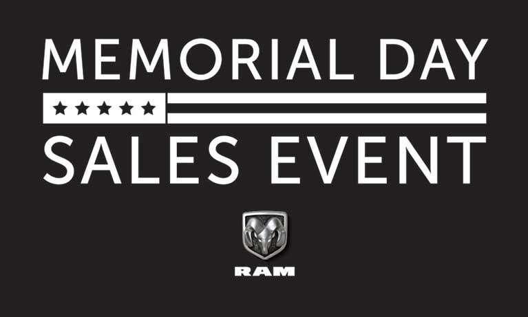Memorial Day Sales on Ram Vehicles at Waldorf Dodge Ram in Waldorf MD
