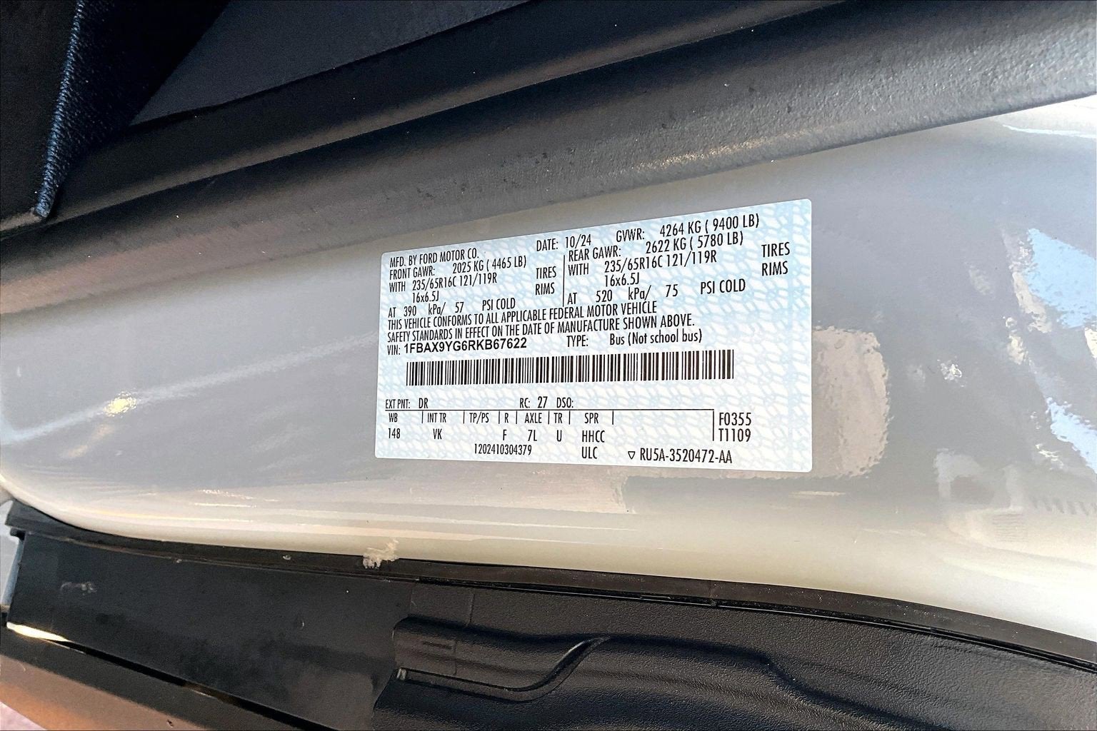 2024 Ford Transit Passenger Wagon XL