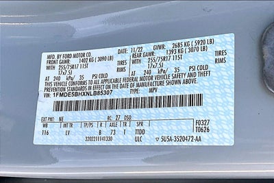 2022 Ford Bronco Big Bend