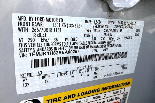 2025 Ford Expedition Max Active LUXURY SUV