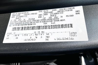 2022 Ford F-150 Platinum
