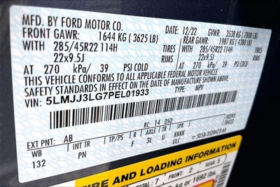 2023 Lincoln Navigator L Reserve REAR ENTERTAINMENT