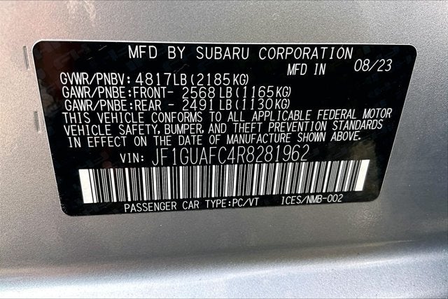 2024 Subaru Impreza Sport