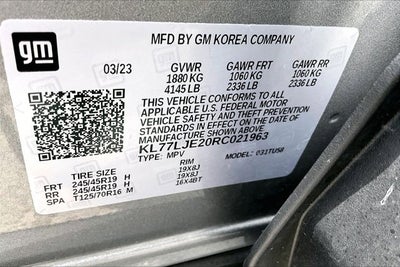2024 Chevrolet Trax 2RS