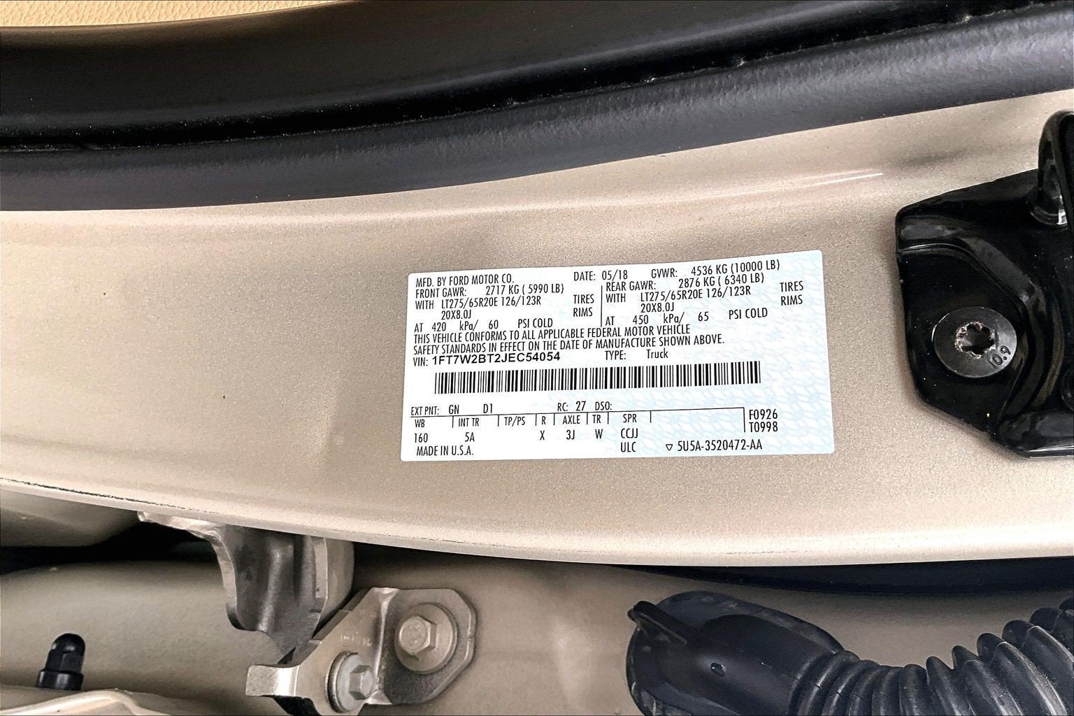 2018 Ford Super Duty F-250 SRW LARIAT