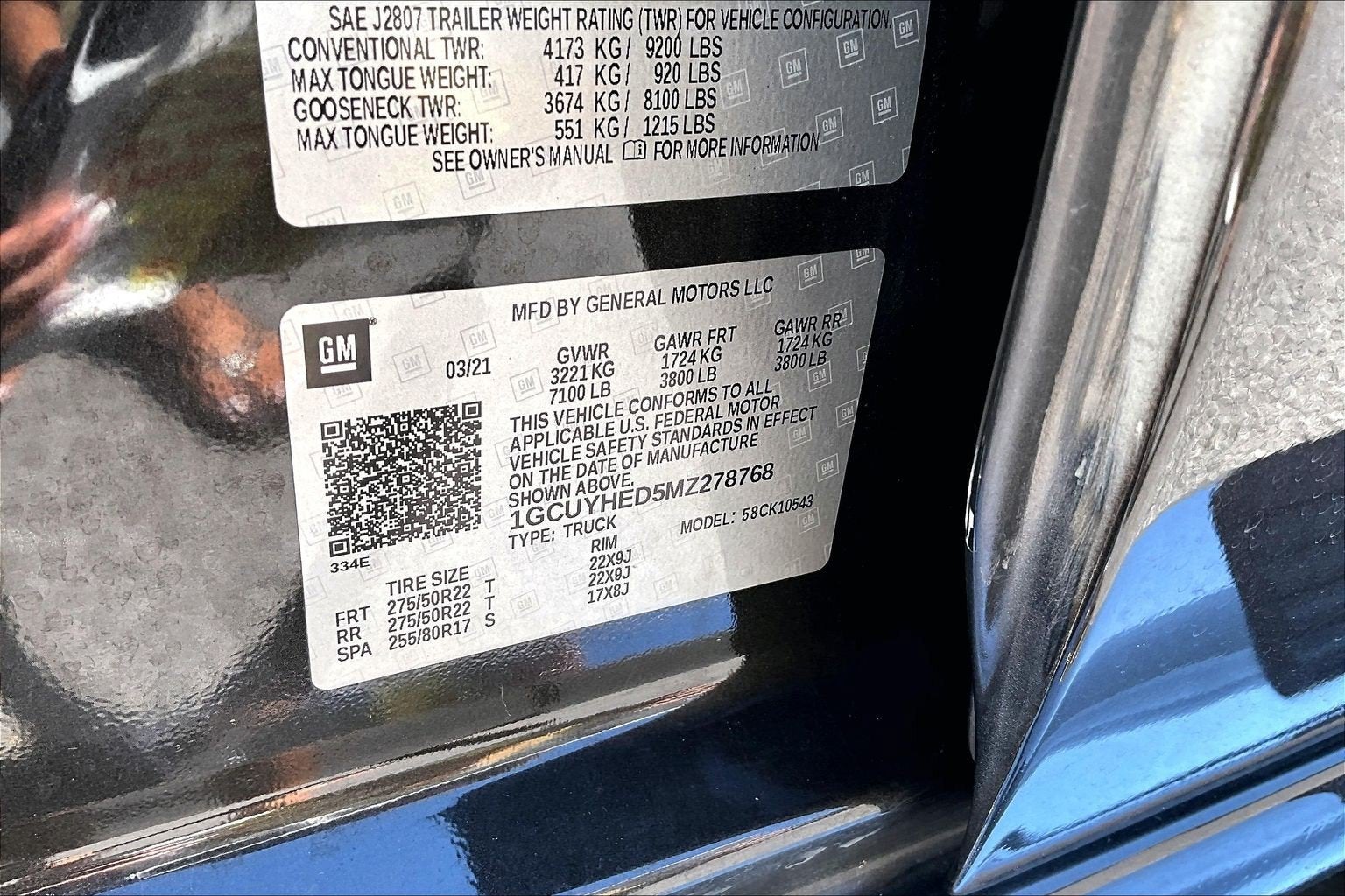 2021 Chevrolet Silverado 1500 High Country