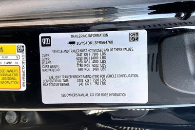 2023 Cadillac Escalade 4WD Premium Luxury Platinum