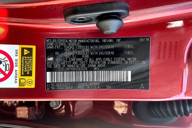 2019 Toyota Highlander Base