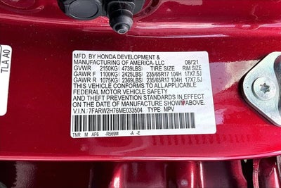 2021 Honda CR-V Special Edition