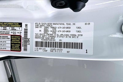 2025 Toyota Sequoia Platinum