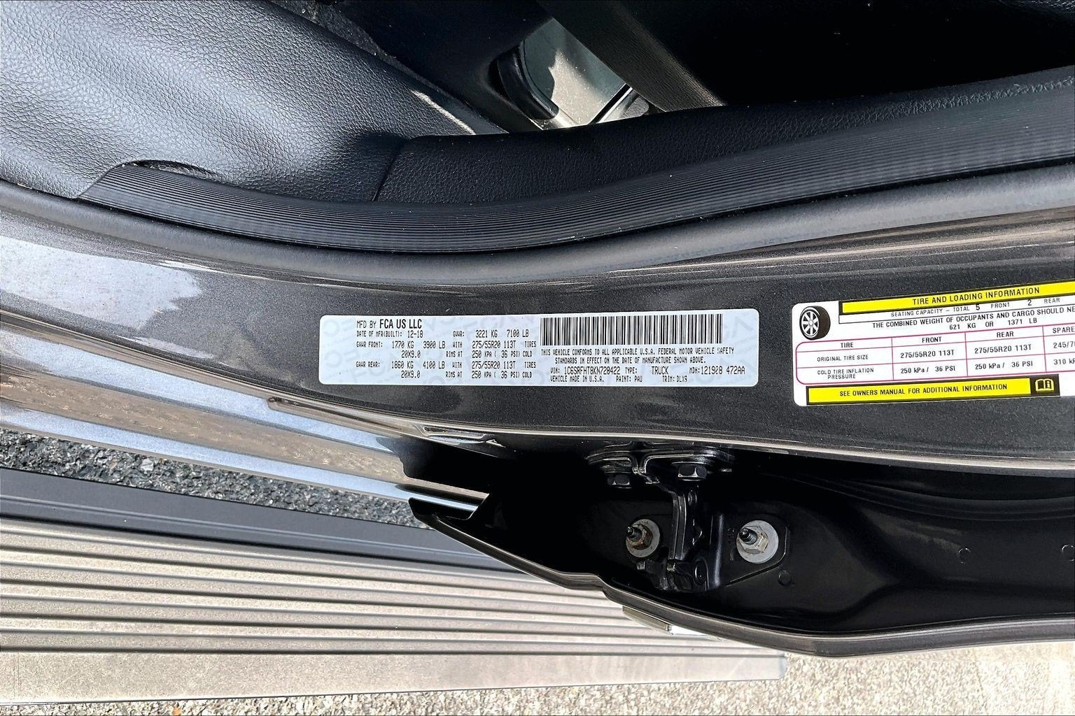 2019 RAM 1500 Limited Crew Cab 4x4 5'7' Box