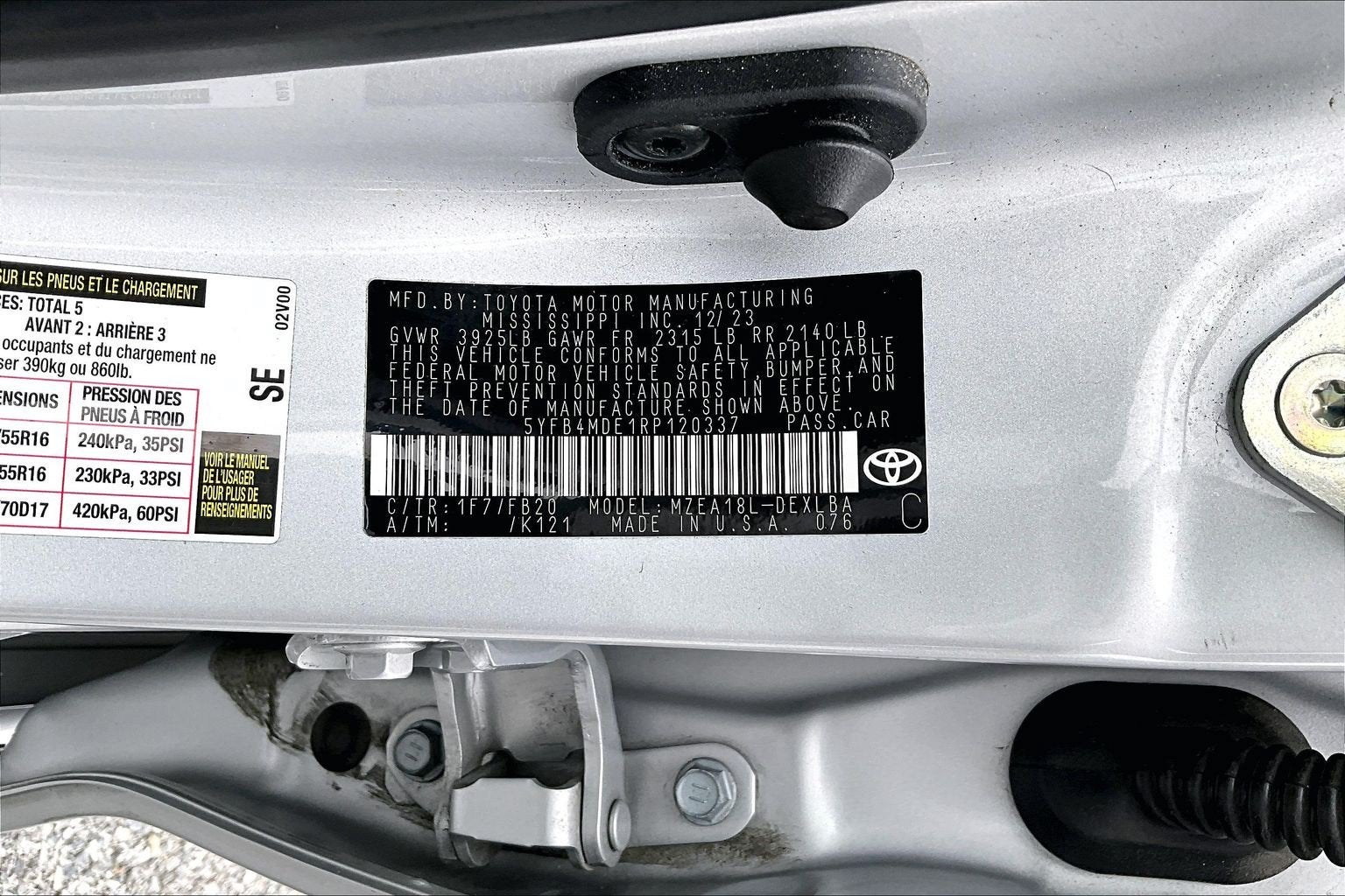 2024 Toyota Corolla LE