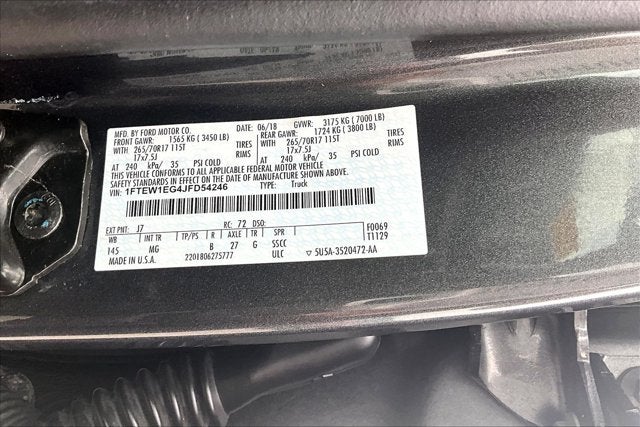 2018 Ford F-150 XLT