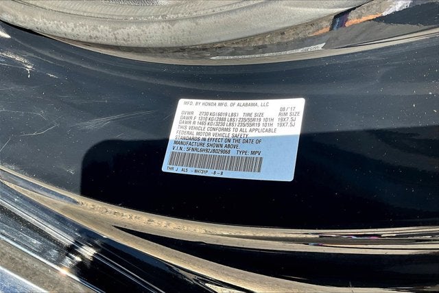 2018 Honda Odyssey Elite