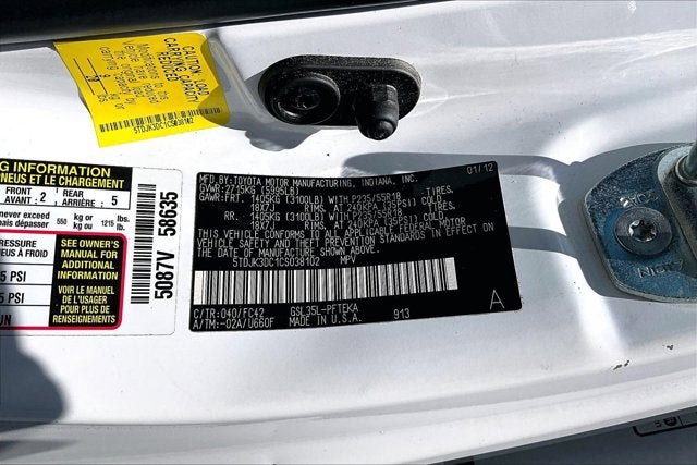 2012 Toyota Sienna LE