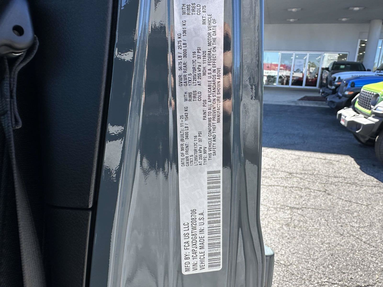 2026 Jeep Wrangler WRANGLER 4-DOOR WILLYS