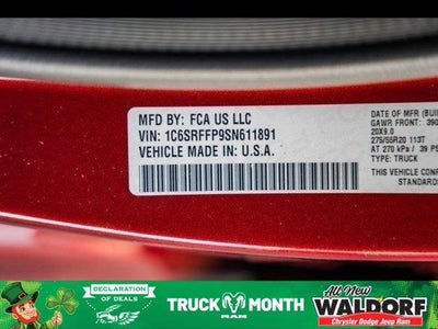 2025 RAM Ram 1500 RAM 1500 BIG HORN CREW CAB 4X4 5'7' BOX