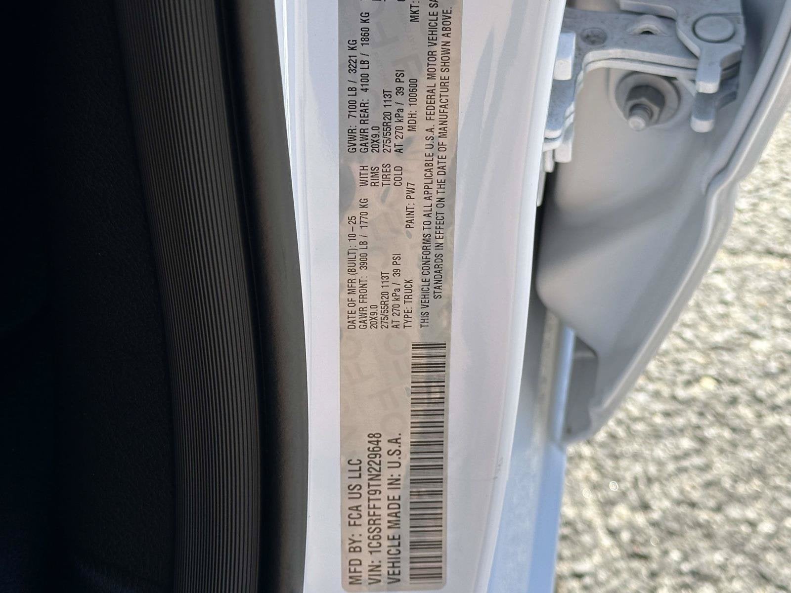 2026 RAM Ram 1500 RAM 1500 BIG HORN CREW CAB 4X4 5'7' BOX