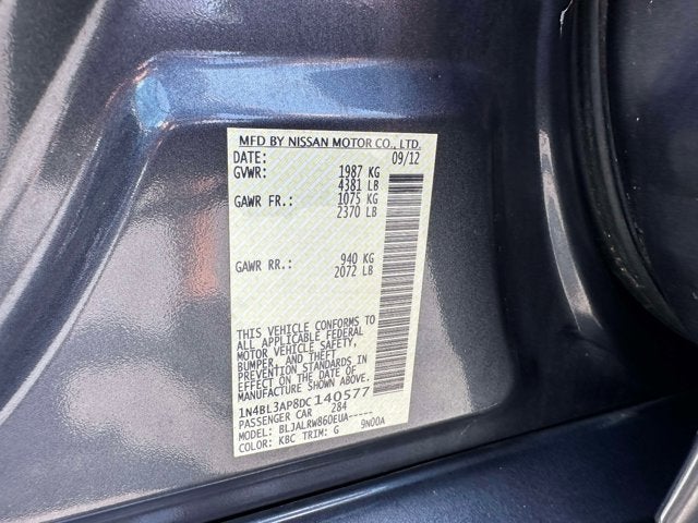 2013 Nissan Altima 3.5 S