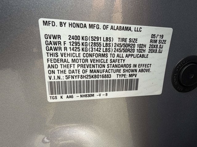 2019 Honda Passport Sport