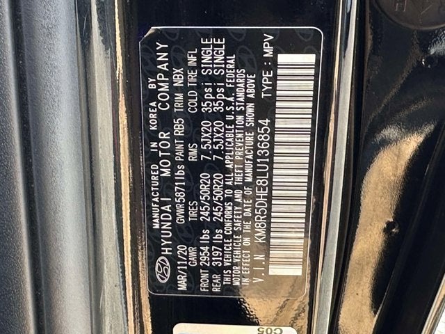 2020 Hyundai Palisade Limited