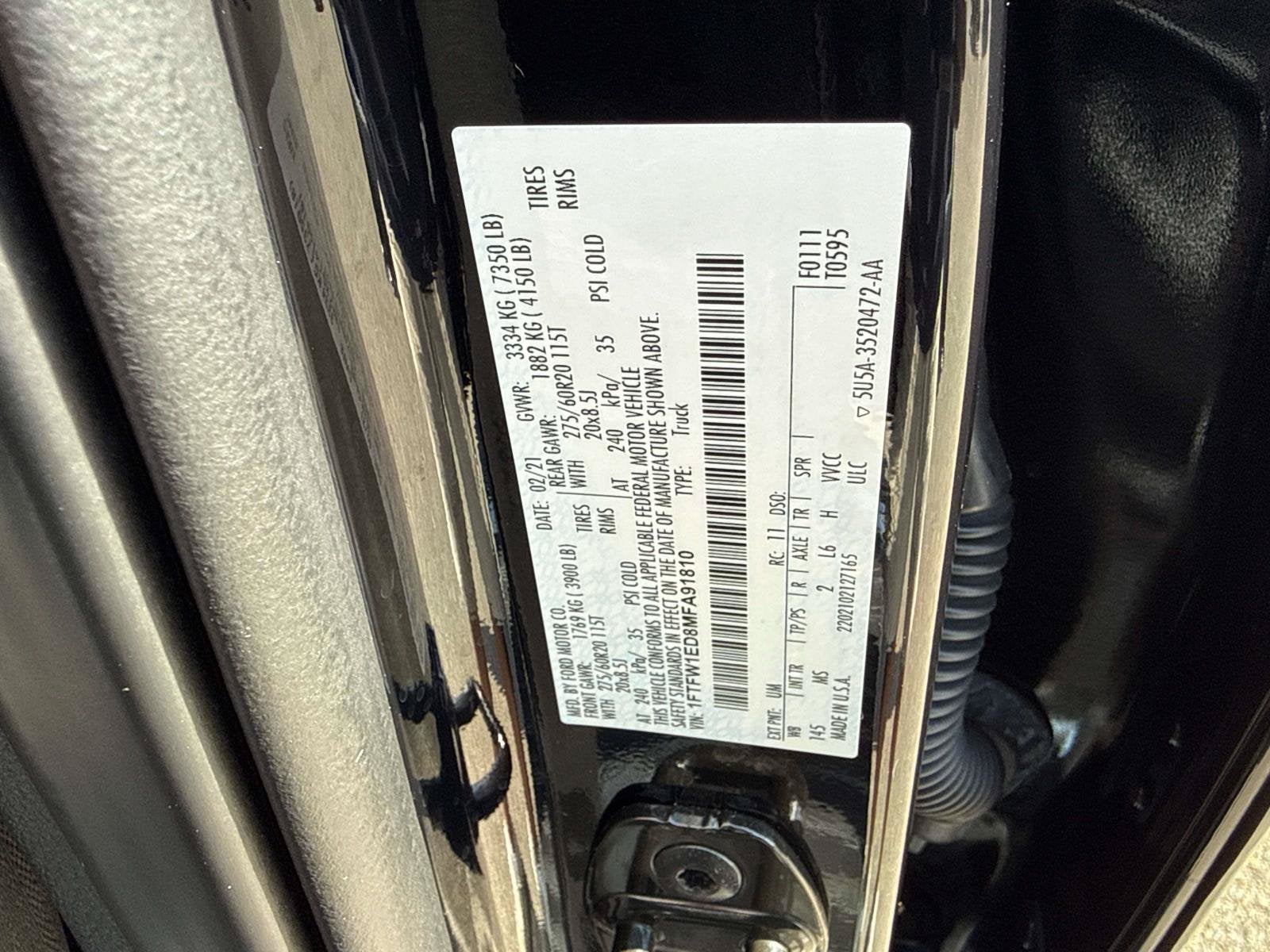 2021 Ford F-150 4WD