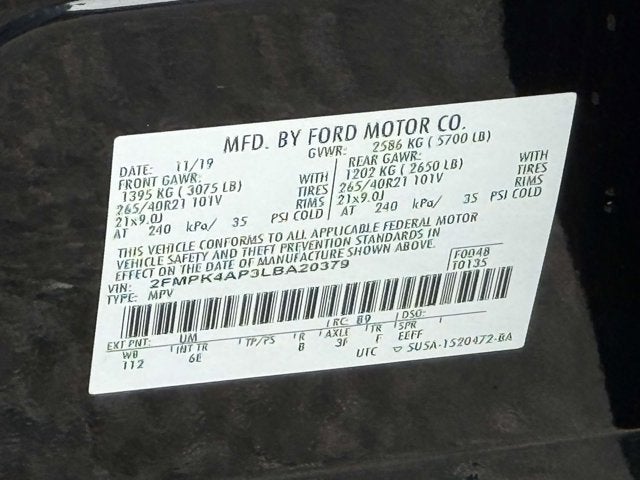 2020 Ford Edge ST