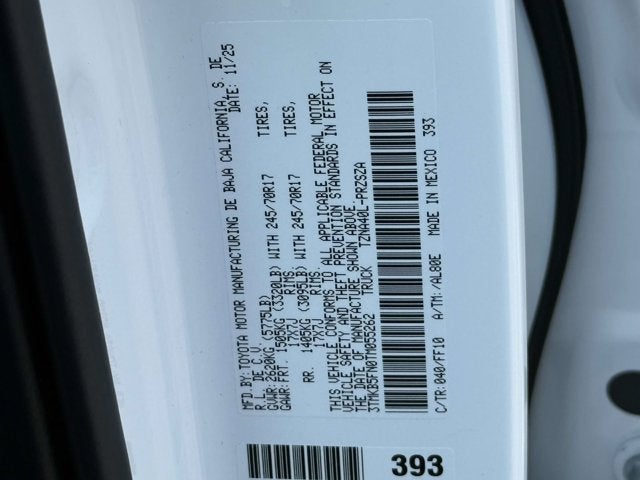 2026 Toyota Tacoma 2WD Base