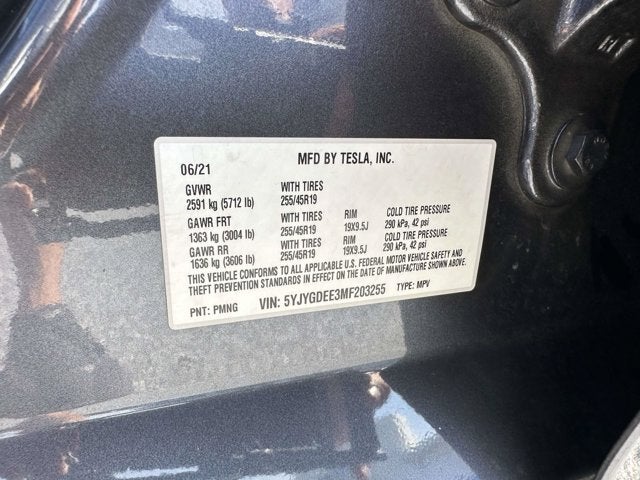 2021 Tesla Model Y Long Range