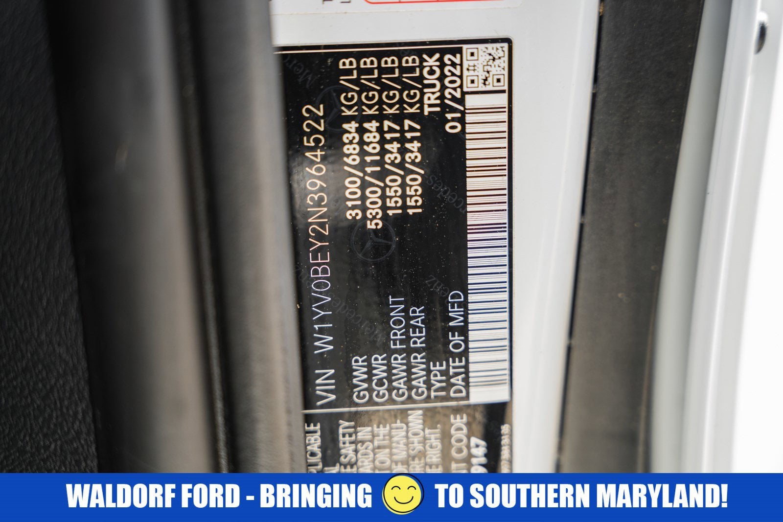 2022 Mercedes-Benz Metris Cargo Van 126 WB Cargo