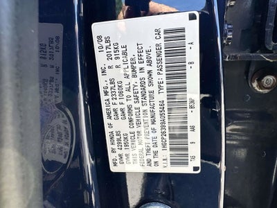 2009 Honda Accord Sdn LX