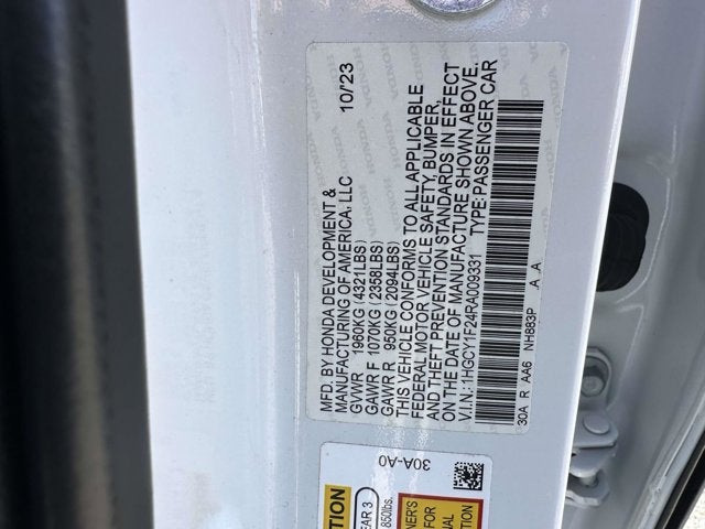 2024 Honda Accord Sedan LX