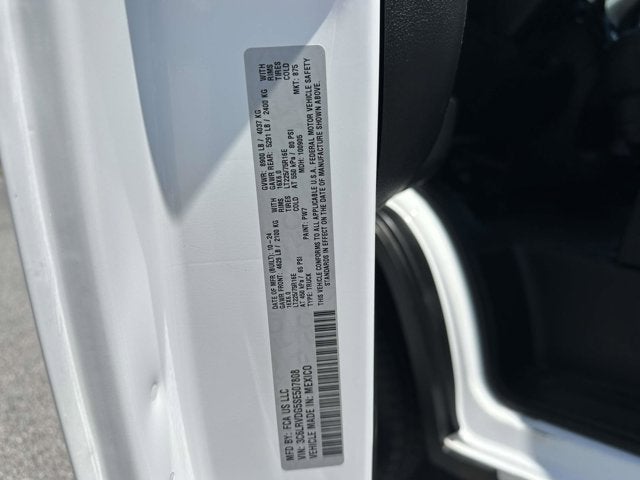 2025 RAM ProMaster Cargo Van Tradesman