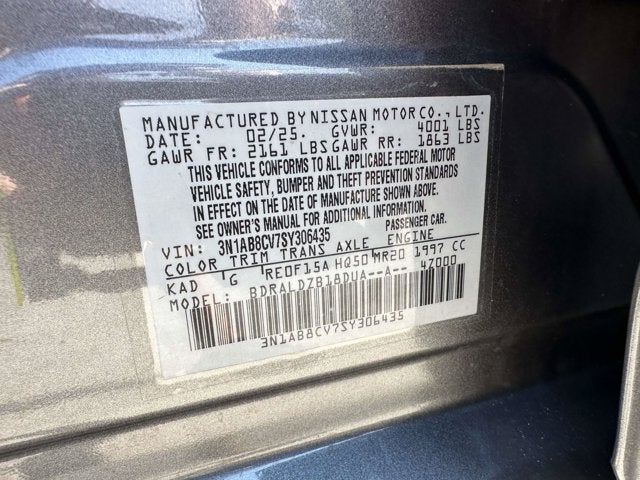 2025 Nissan Sentra SV
