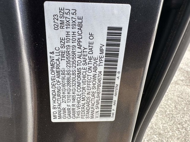 2023 Honda Odyssey Touring