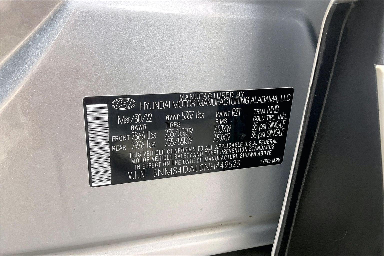 2022 Hyundai Santa Fe Limited