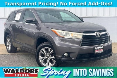 2016 Toyota HIGHLANDER LE Plus