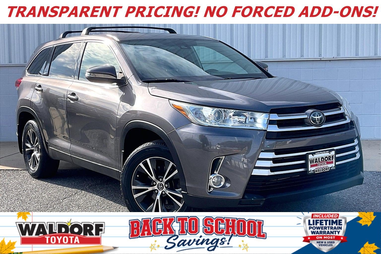 2019 Toyota Highlander LE Plus