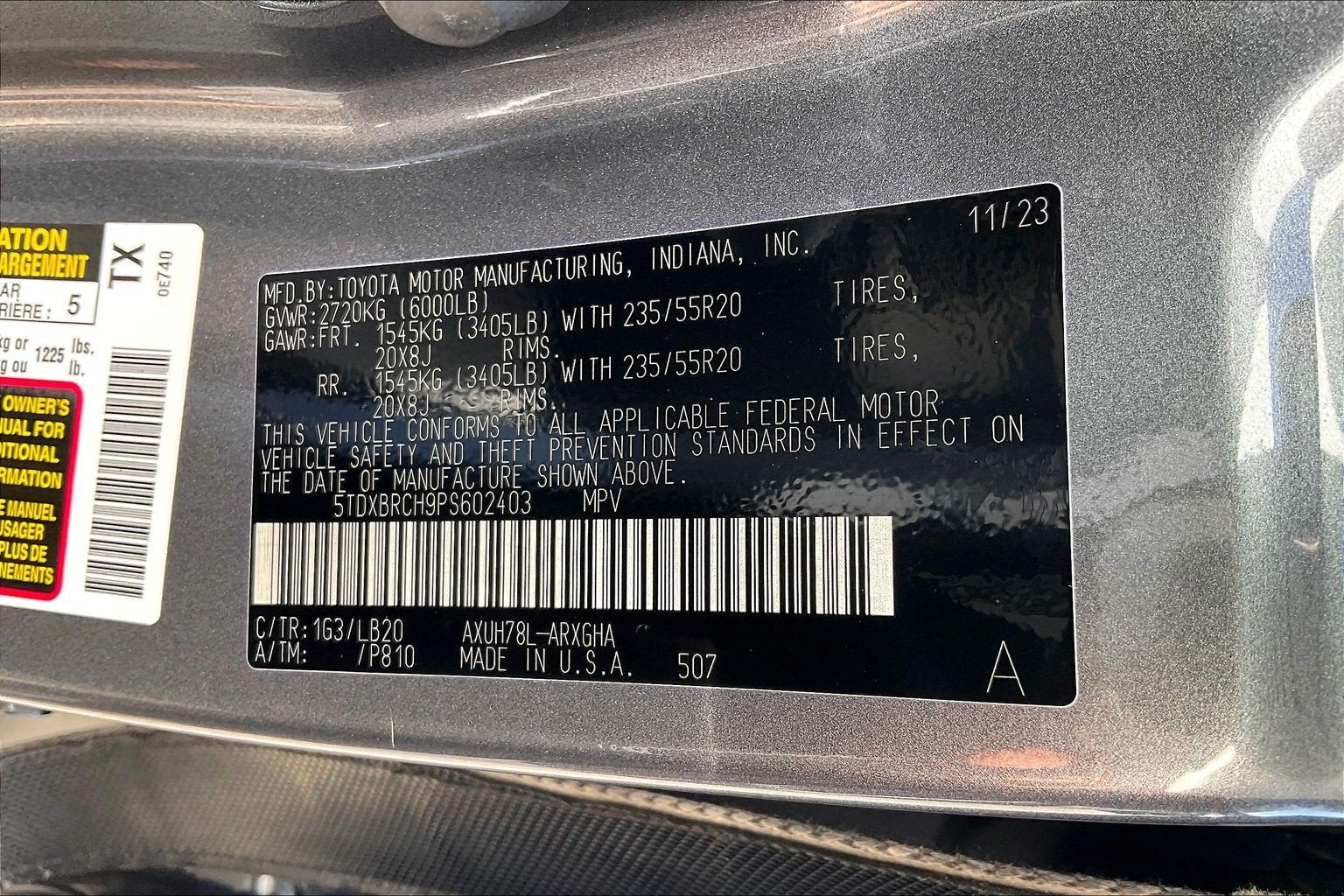 2023 Toyota Highlander Hybrid Hybrid Limited