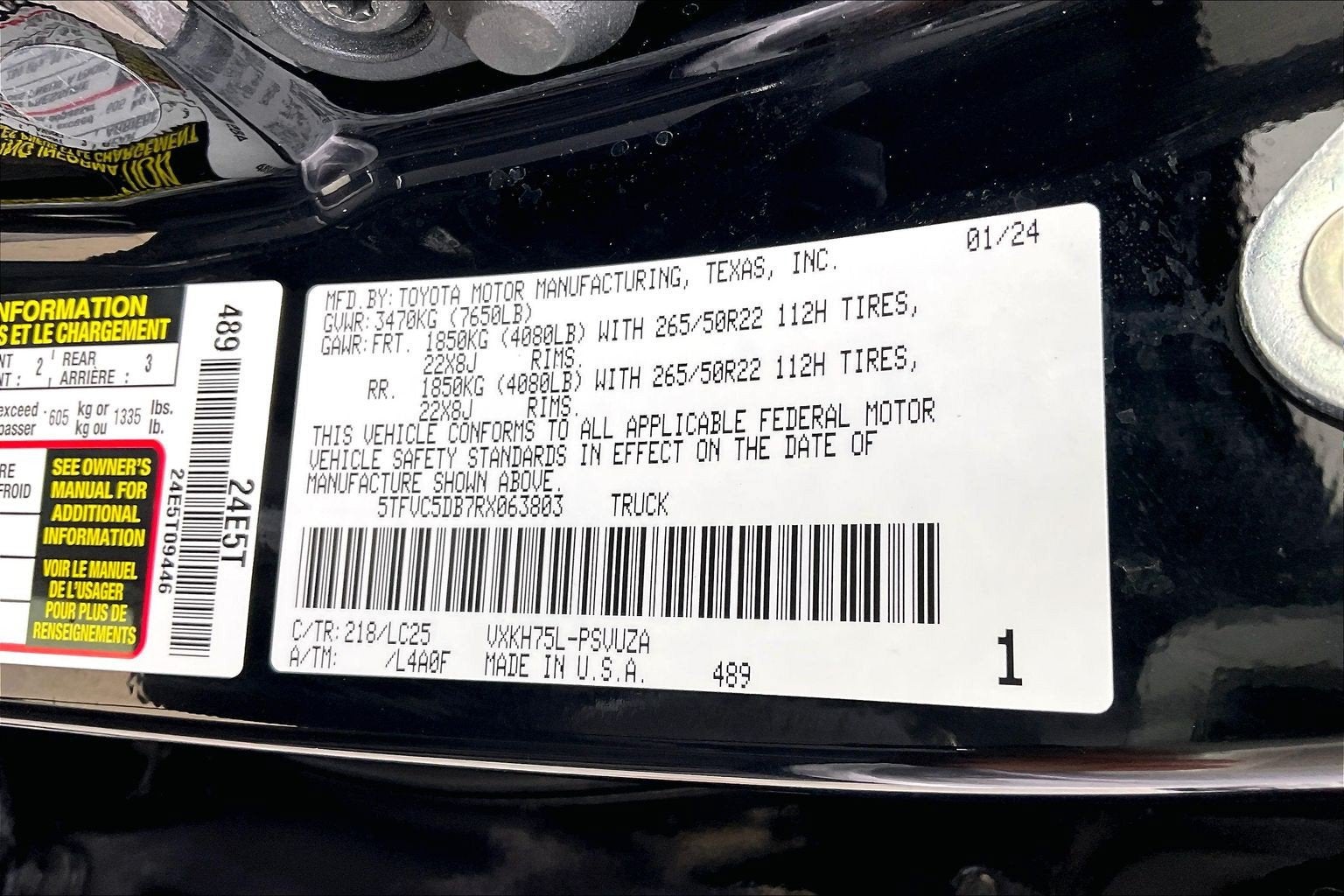 2024 Toyota Tundra i-FORCE MAX Capstone Hybrid