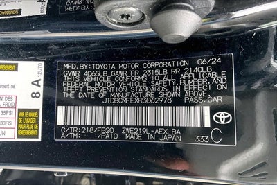 2024 Toyota Corolla Hybrid LE