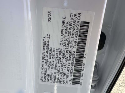 2025 Honda Accord Hybrid EX-L