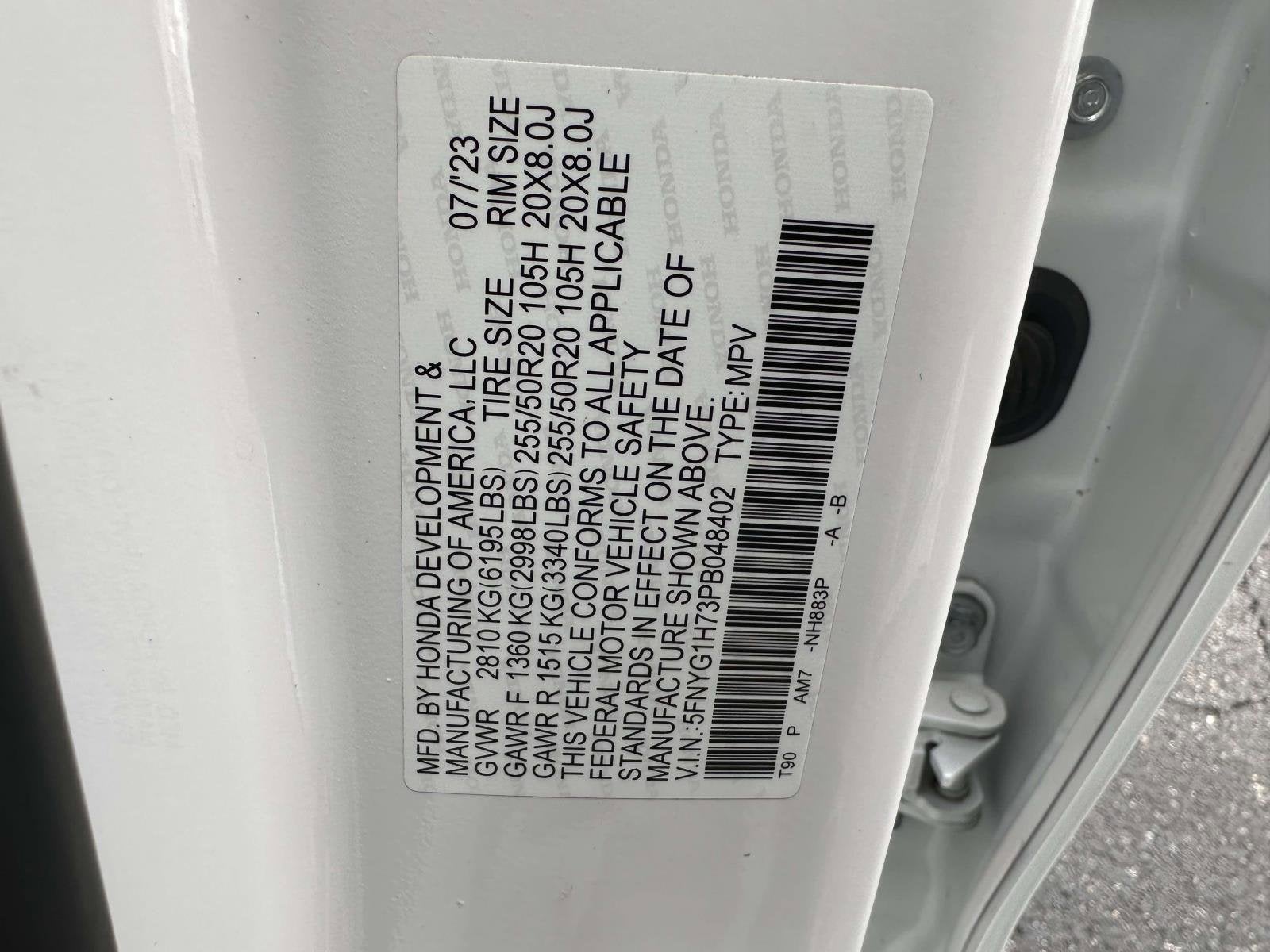 2023 Honda Pilot Touring