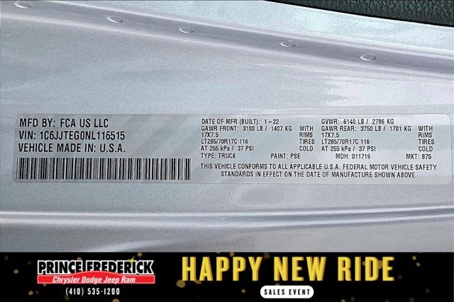 2022 Jeep Gladiator Mojave