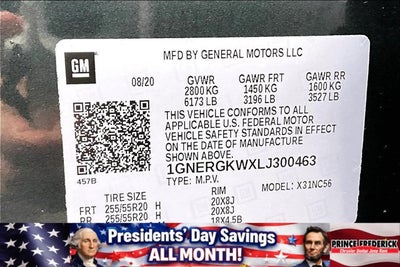 2020 Chevrolet Traverse LT Cloth