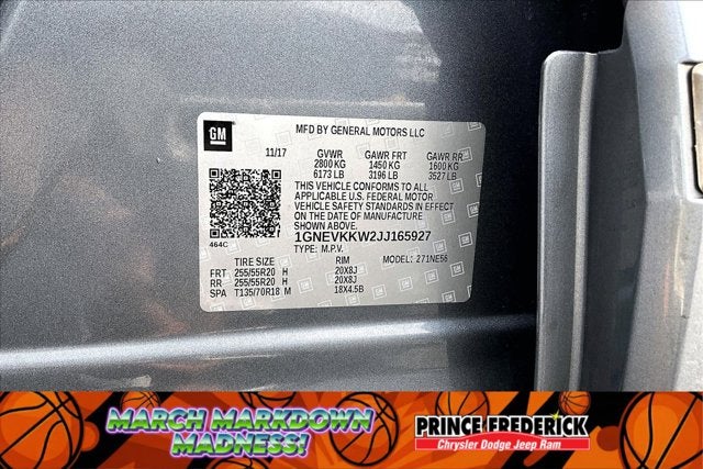 2018 Chevrolet Traverse High Country