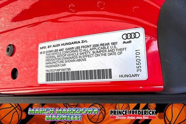 2023 Audi TT Roadster Base