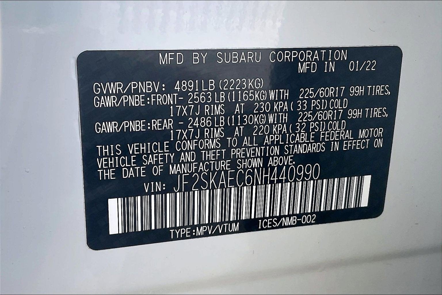 2022 Subaru Forester Premium