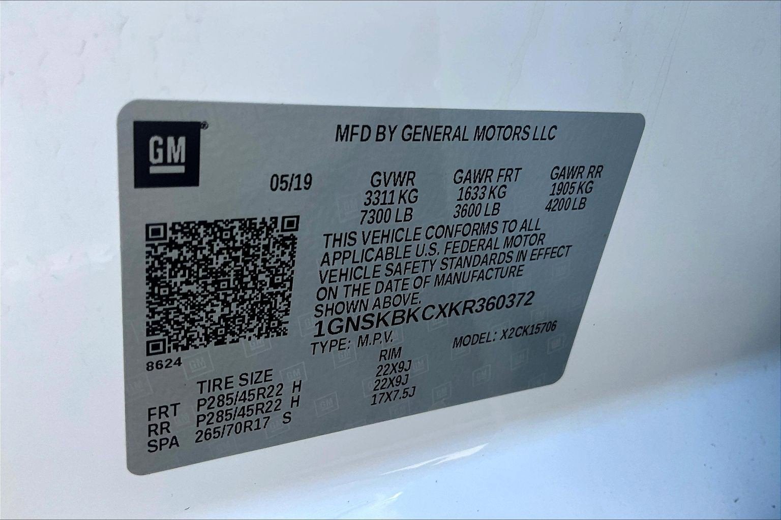 2019 Chevrolet Tahoe LT RST EDITION