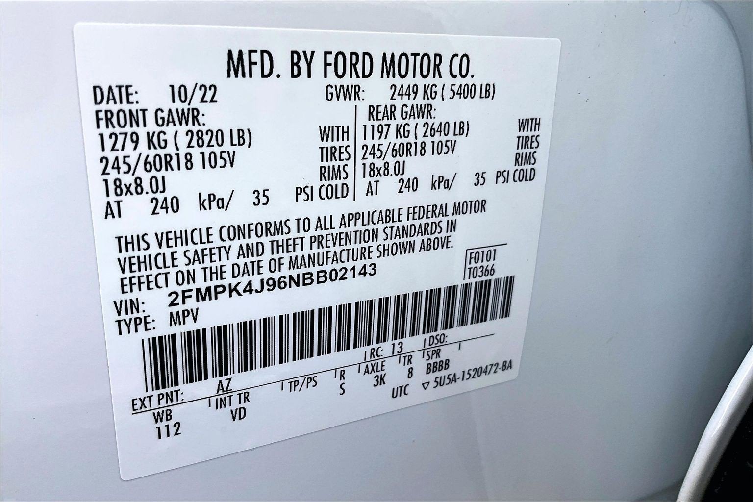 2022 Ford Edge SEL AWD